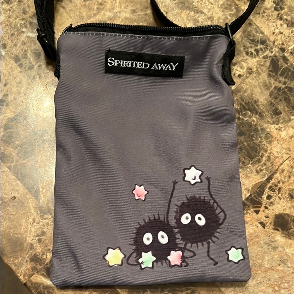 Spirited Away Gray Crossbody Bag